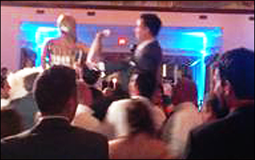 Couple at Reception